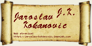 Jaroslav Kokanović vizit kartica